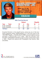 1993 Hoops Allan Bristow #232