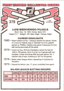 1981 Donruss Luis Pujois