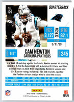 2015 Score Cam Newton #129