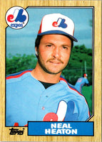 1987 Topps Traded Neal Heaton #45T