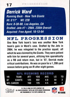 2008 Topps Rookie Progression Derrick Ward #17