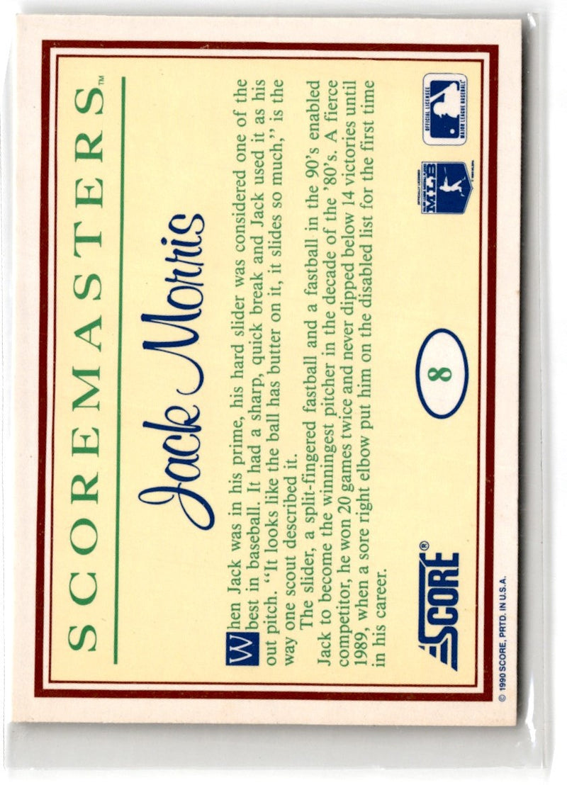 1990 Score Jack Morris