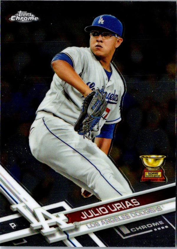 2017 Topps Chrome Julio Urias #60