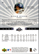 2003 Upper Deck Game Face Richie Sexson