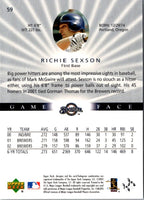 2003 Upper Deck Game Face Richie Sexson #59