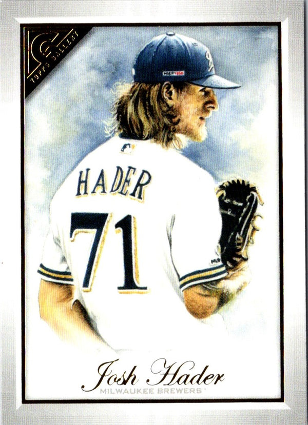 2019 Topps Gallery Josh Hader #74