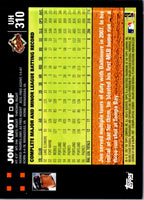 2007 Topps Chrome Jon Knott #282