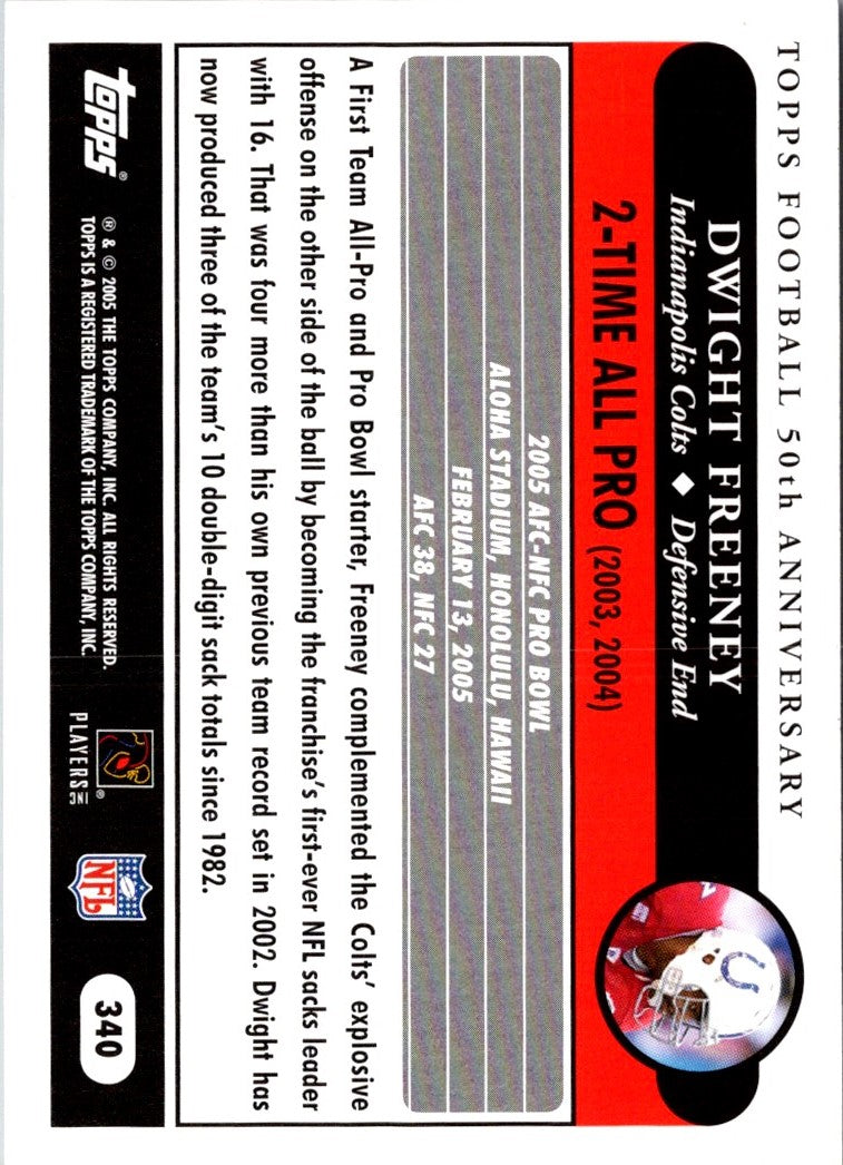 2005 Topps Dwight Freeney