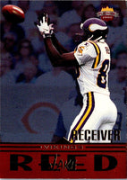 1997 Score Board Playbook Jake Reed #79