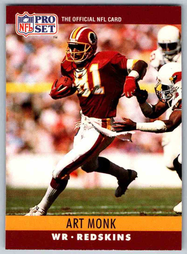 1989 Washington Redskins Police Art Monk #81