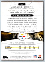 2015 Topps Platinum Antonio Brown #57