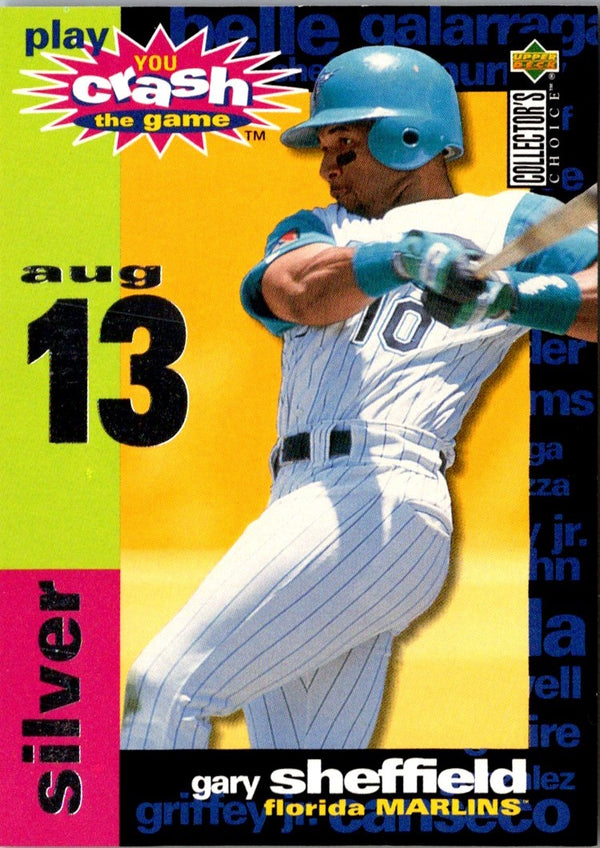 1996 Collector's Choice You Crash the Game Gary Sheffield #CG18