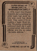 1980 Fleer Team Action Super Bowl V