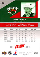 2010 Upper Deck Victory Mikko Koivu #96