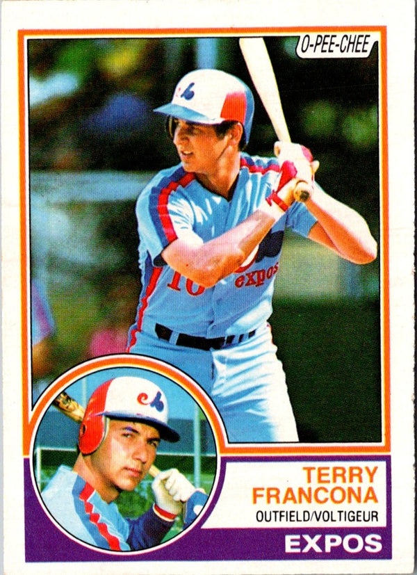 1983 O-Pee-Chee Terry Francona #267