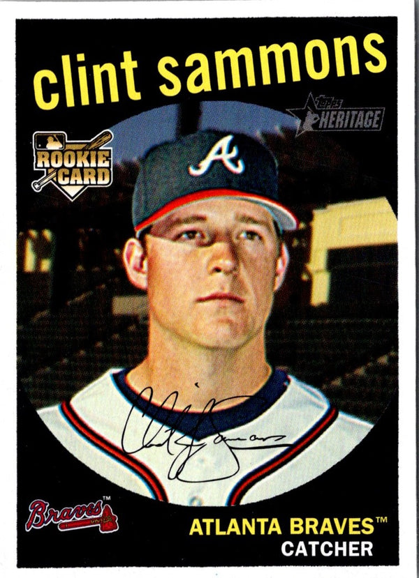 2008 Topps Heritage Clint Sammons #362 Rookie