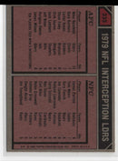 1980 Topps 1979 Interception Leaders - Mike Reinfeldt/Lemar Parrish
