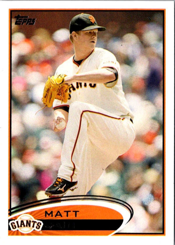 2012 Topps Matt Cain #155