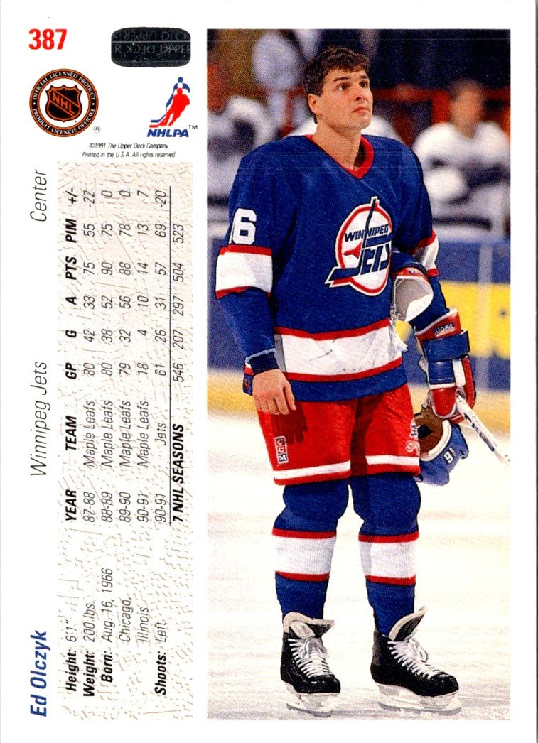 1991 Upper Deck French Ed Olczyk