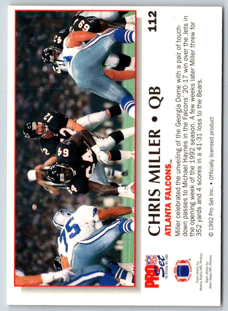 1992 Pro Set Power Chris Miller