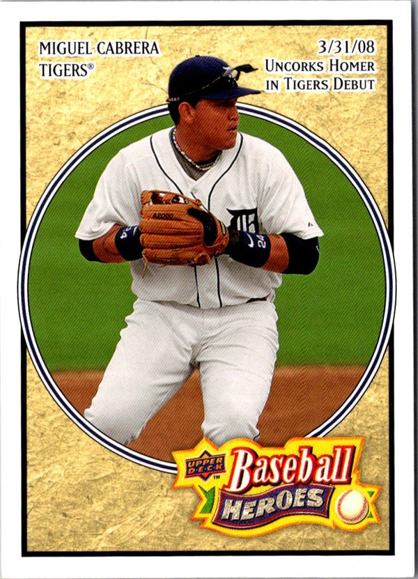 2008 Upper Deck Baseball Heroes Miguel Cabrera #64