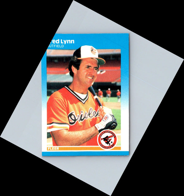 1987 Fleer Fred Lynn #474