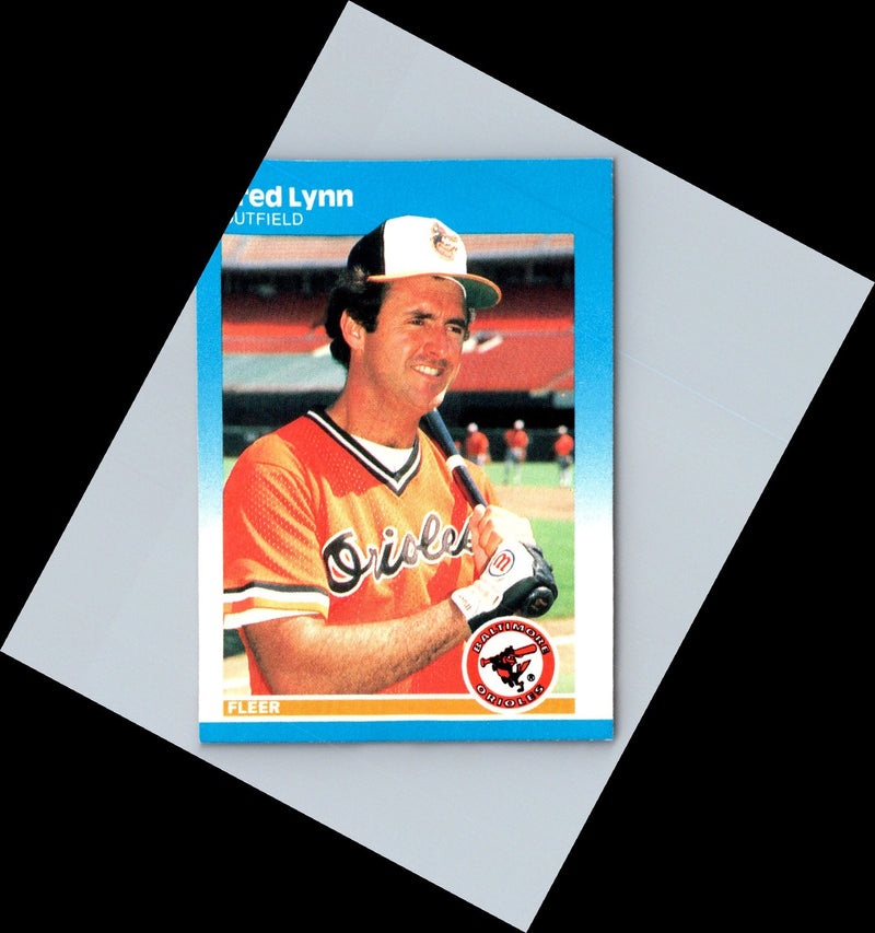 1987 Fleer Fred Lynn