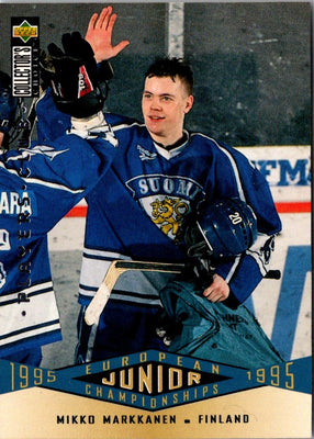 1995 Collector's Choice Player's Club Mikko Markkanen #326 Rookie