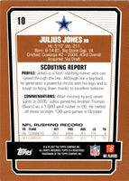 2007 Topps Draft Picks & Prospects Julius Jones #10