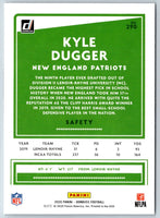 2020 Donruss Kyle Dugger #290 Rookie
