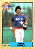 1987 O-Pee-Chee Jose Cruz #343
