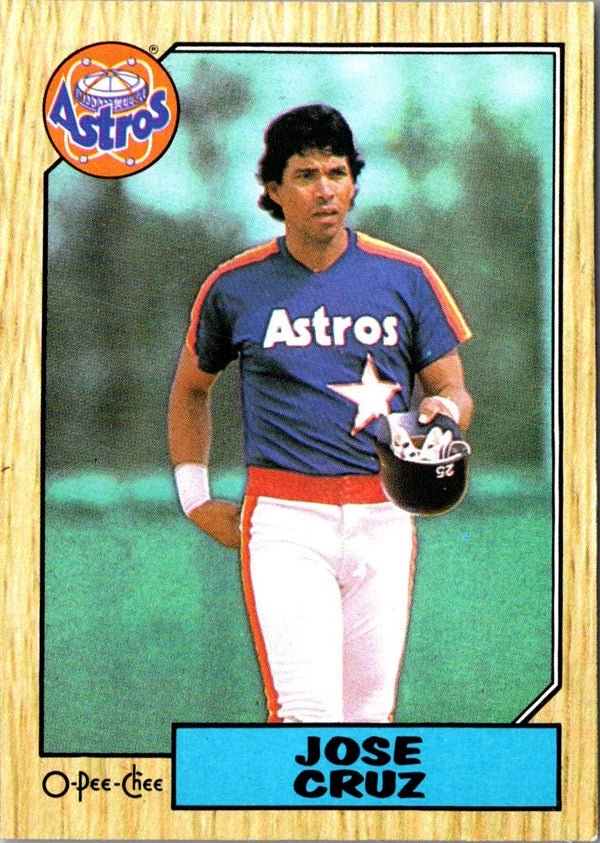 1987 O-Pee-Chee Jose Cruz #343