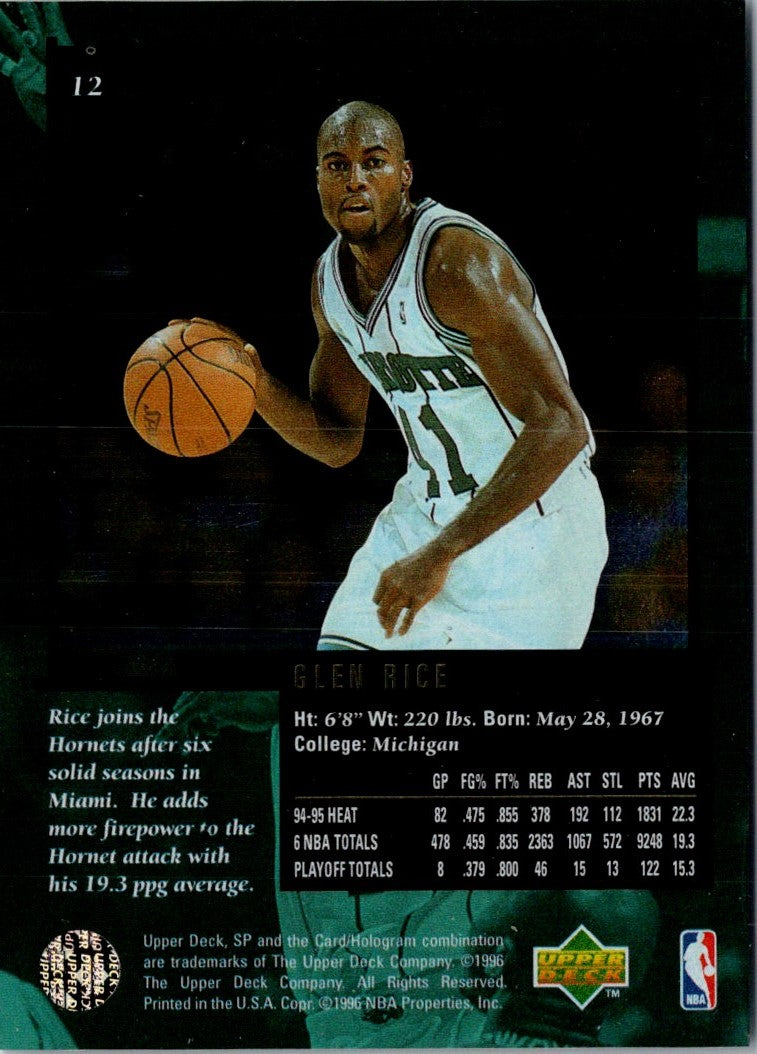 1995 SP Championship Glen Rice