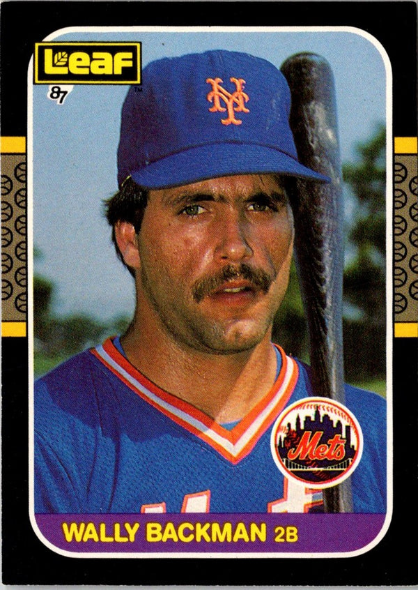 1987 Leaf Wally Backman #59