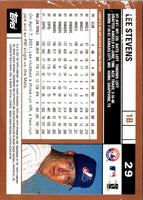 2002 Topps Opening Day Lee Stevens #29