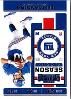 2018 Panini Eli Manning #210