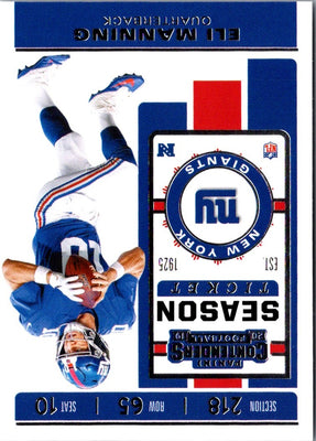 2018 Panini Eli Manning #210