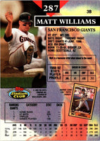1993 Stadium Club Matt Williams #287