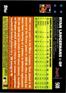 2007 Topps Ryan Langerhans