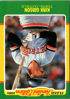 1986 Fleer Limited Edition Kirk Gibson #19