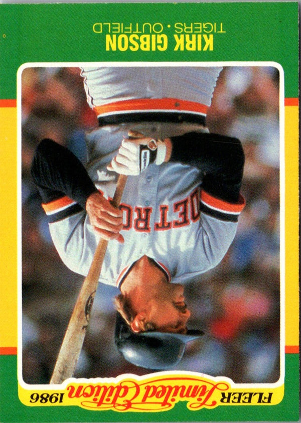 1986 Fleer Limited Edition Kirk Gibson #19