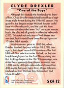 1993 Fleer Clyde Drexler Career Highlights Clyde Drexler