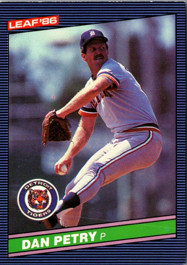 1986 Leaf Dan Petry #144