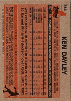 1983 Topps Ken Dayley #314 NM-MT
