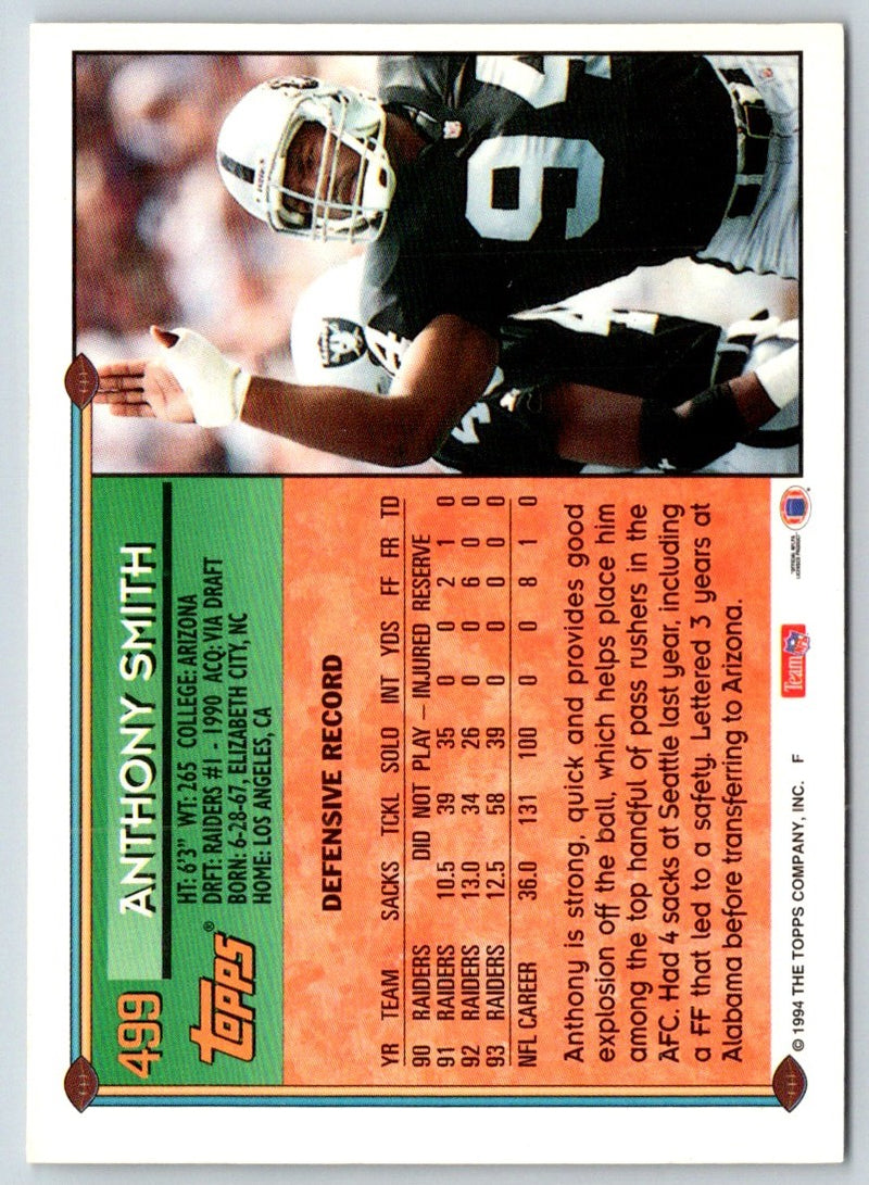 1994 Topps Anthony Smith