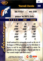 1999 Collector's Edge Advantage Terrell Davis #47