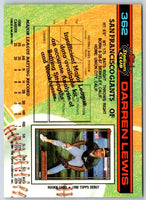 1991 Stadium Club Darren Lewis #362