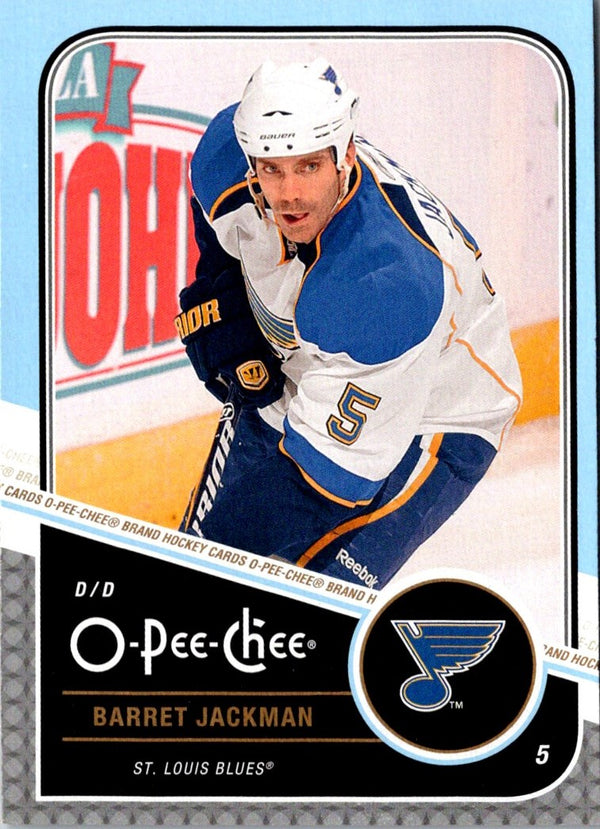 2011 O-Pee-Chee Barret Jackman #393