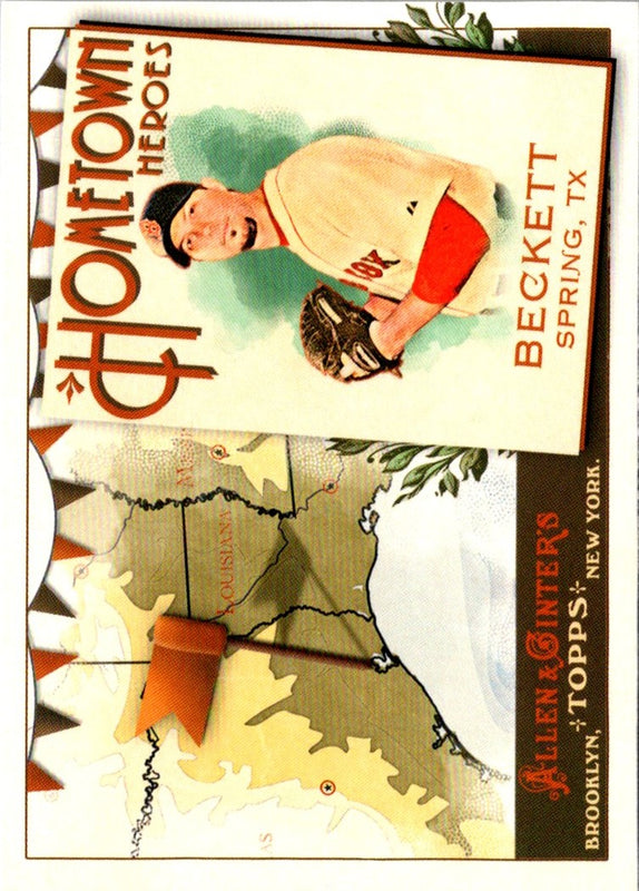 2011 Topps Allen & Ginter Hometown Heroes Josh Beckett #HH51