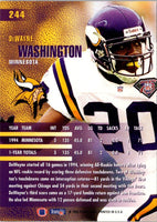 1995 Fleer Dewayne Washington #244
